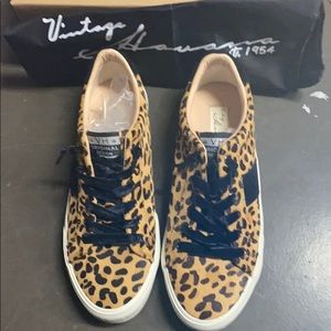 Vintage Havana leopard print sneakers